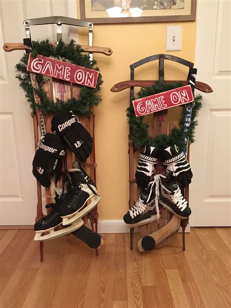 ice hockey christmas decorations